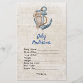 ベビー予測アホイそれが男の子の航海のテーマ (正面)