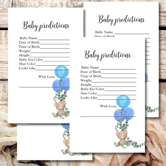 ベビー予測オーボーイベアバルーンユーカリ