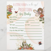 ベビー予測ゲお洒落ームのための魅惑された妖精 チラシ (正面)