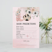 ベビー予測サドルアップウェスタン女性のカーボーイテーマ (スタンド正面)