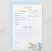 ベビー予測及びアドバイスベビーシャワーゲーム (正面/裏面)