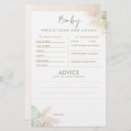 ベビー予測及びアドバイスベビーシャワーゲーム