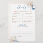 ベビー予測及びアドバイスベビーシャワーゲーム (正面/裏面)