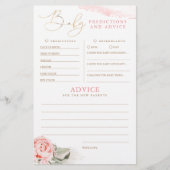 ベビー予測及びアドバイスベビーシャワーゲーム (正面)