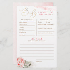 ベビー予測及びアドバイスベビーシャワーゲーム