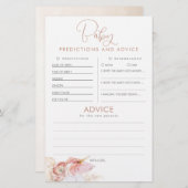 ベビー予測及びアドバイスベビーシャワーゲーム (正面/裏面)