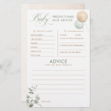 ベビー予測及びアドバイスベビーシャワーゲーム