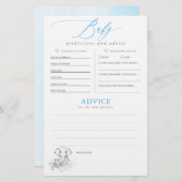 ベビー予測及びアドバイスベビーシャワーゲーム