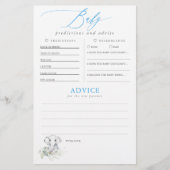 ベビー予測及びアドバイスベビーシャワーゲーム (正面)