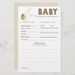 ベビー予測及びアドバイスベビーシャワーゲーム