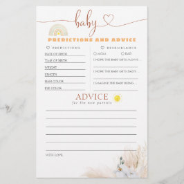 ベビー予測及びアドバイスベビーシャワーゲーム