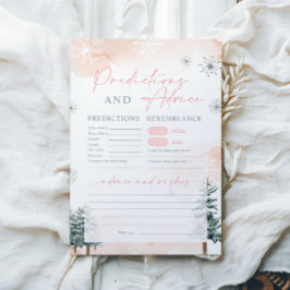 ベビー予測及びアドバイスベビーシャワーゲーム