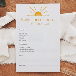 ベビー予測及びアドバイスベビーシャワーゲーム