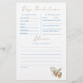 ベビー予測及びアドバイスベビーシャワーゲーム (正面)