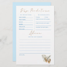 ベビー予測及びアドバイスベビーシャワーゲーム