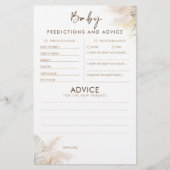 ベビー予測及びアドバイスベビーシャワーゲーム (正面)