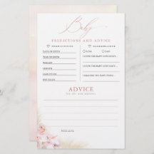 ベビー予測及びアドバイスベビーシャワーゲーム