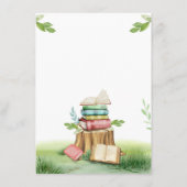 ベビー予測及びアドバイスベビーシャワーゲーム エンクロージャーカード (裏面)