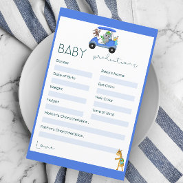 ベビー予測象&モンキーゴルフシャワー