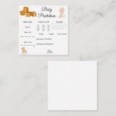 ベビー予測 ノートカード (正面/裏面)