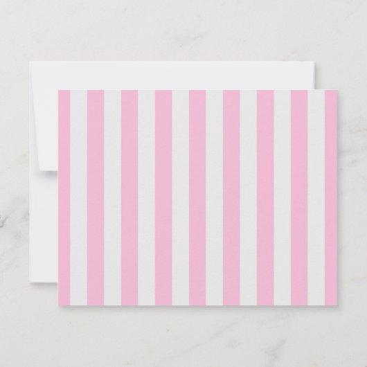 ベビー予測 – ベビーシャワーゲームカード 招待状 (裏面)