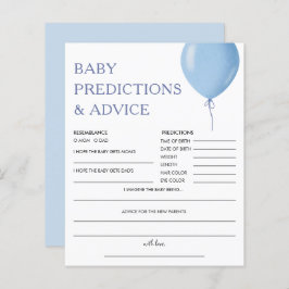 ベビー予測 | Blue Balloon Boy Baby Shower