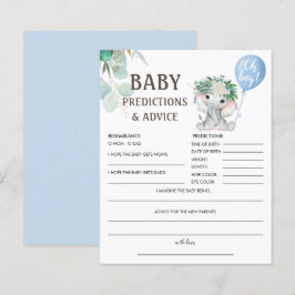 ベビー予測 | Elephant Blue Balloon Game