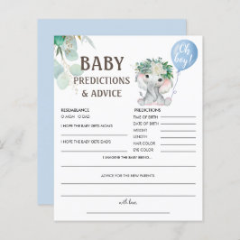 ベビー予測 | Elephant Blue Balloon Game