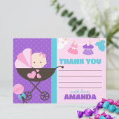 ベビー人形サンキューカード（封筒あり） サンキューカード