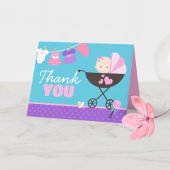 ベビー人形折り畳みサンキューカード サンキューカード