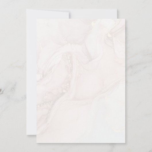 ベビー人形 招待状 (裏面)