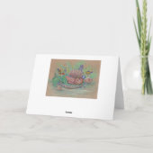 ベビー人魚グリーティングカードバイレニー・ラヴォワ カード (裏面)