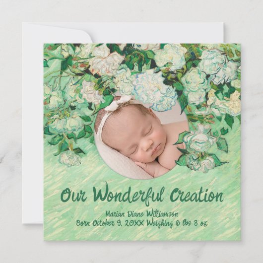 ベビー付きバンゴッホバラカード カード (正面)