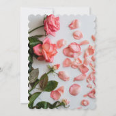 ベビー伝統的シャワー 招待状 (裏面)