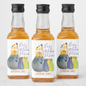 ベビー作りポションハロウィーンベイビーシャワー リキュールボトルラベル (ボトル)