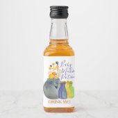 ベビー作りポションハロウィーンベイビーシャワー リキュールボトルラベル (正面)