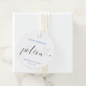 ベビー作りポーションかわいいブルーボーイ赤ちゃんシャワー フェイバータグ (インサイチュ)