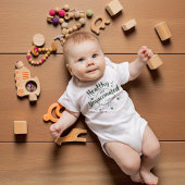 ベビー健康および予防接種なし ベビーボディスーツ