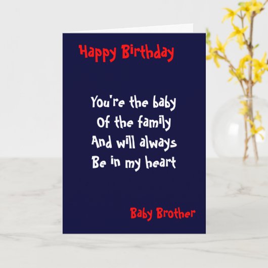 ベビー兄弟誕生日 カード (黄色い花)