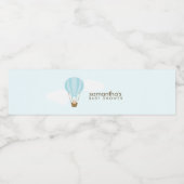 ベビー入り青熱気球 ペットボトルラベル (シングルラベル)