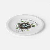 ベビー入れ子パーティー鳥巣 ペーパープレート (アングル)