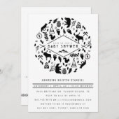 ベビー冒険 招待状 (正面/裏面)