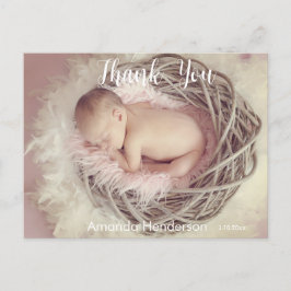 ベビー写真ありがとうお知らせポストカード ポストカード