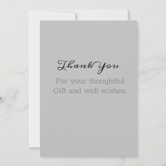 ベビー写真ありがとうスクリプト誕生発表 案内状 (裏面)