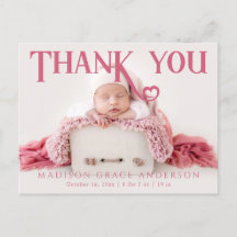 ベビー写真ありがとうモダンハート誕生