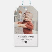 ベビー写真ありがとう ギフトタグ (正面)