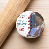 ベビー写真からのパパ用初めてのクリスマス 野球ボール