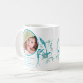 ベビー写真かわいいハミングバードファミリー コーヒーマグカップ (正面左)