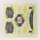 ベビー写真のお知らせ ジグソーパズル (横)