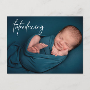 ベビー写真のカスタム紹介Birth Nouncement ポストカード